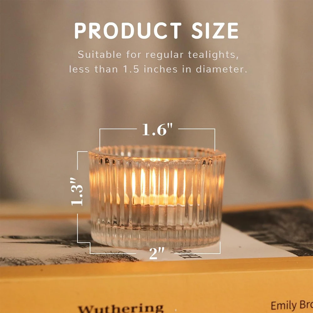 6/12pcs Clear Tealight Candle  - Candle Glass Supplies review and price
