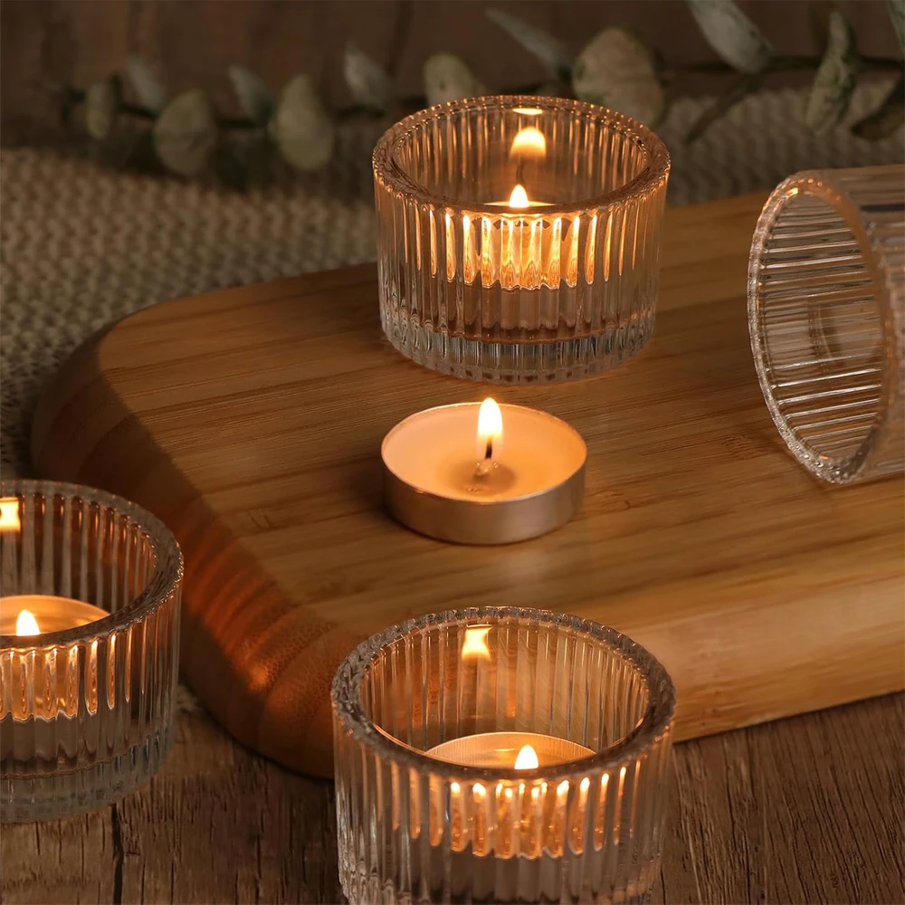 6/12pcs Clear Tealight Candle  - Candle Glass Supplies review and price