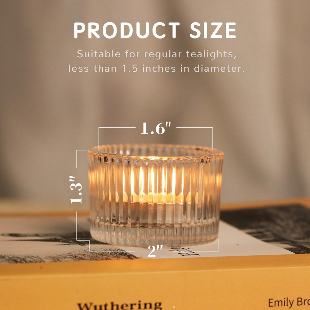 6/12pcs Clear Tealight Candle  - Candle Glass Supplies review and price