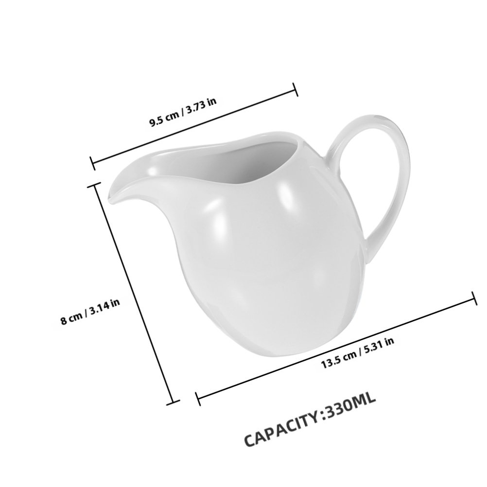 2Pcs Ceramic Milk Jug Creamer  - Pour Spout Pitcher review and price