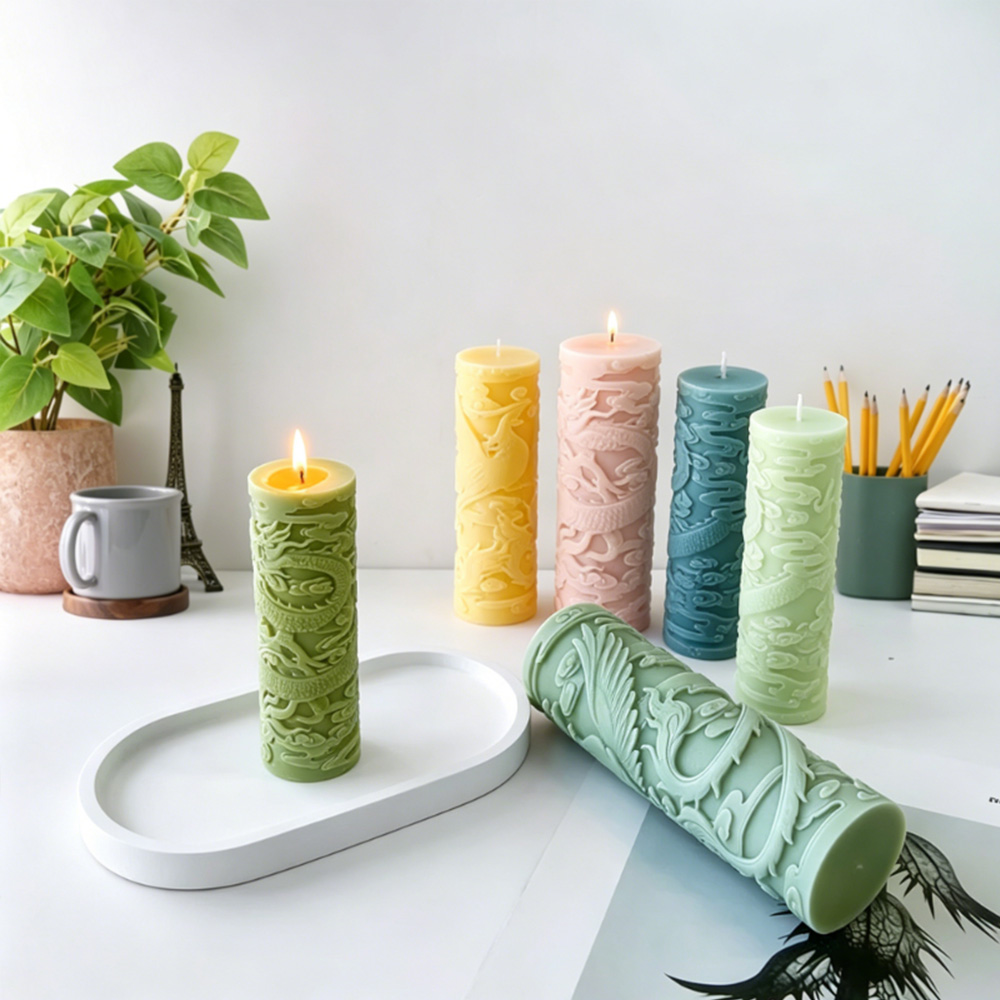 Dragon Phoenix Embossment Cyli - Candle Supplies Phoenix review and price