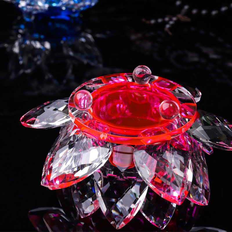 Handcrafts Crystal Lotus Flowe - Candle Glass Supplies review and price