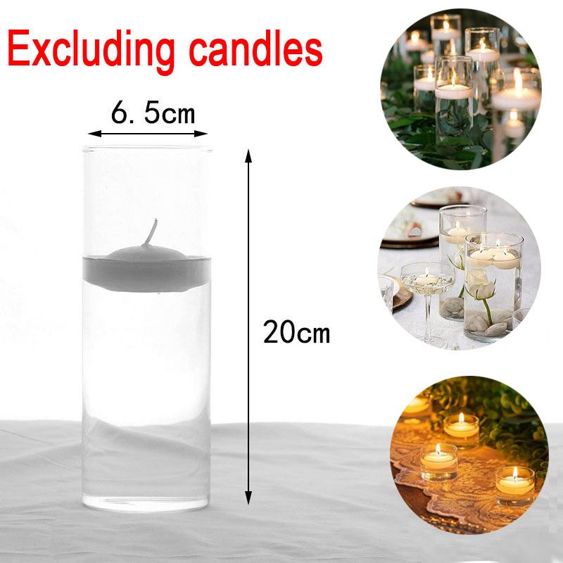 1pcs Clear Cylinder Glass Cand - Candle Glass Supplies review and price
