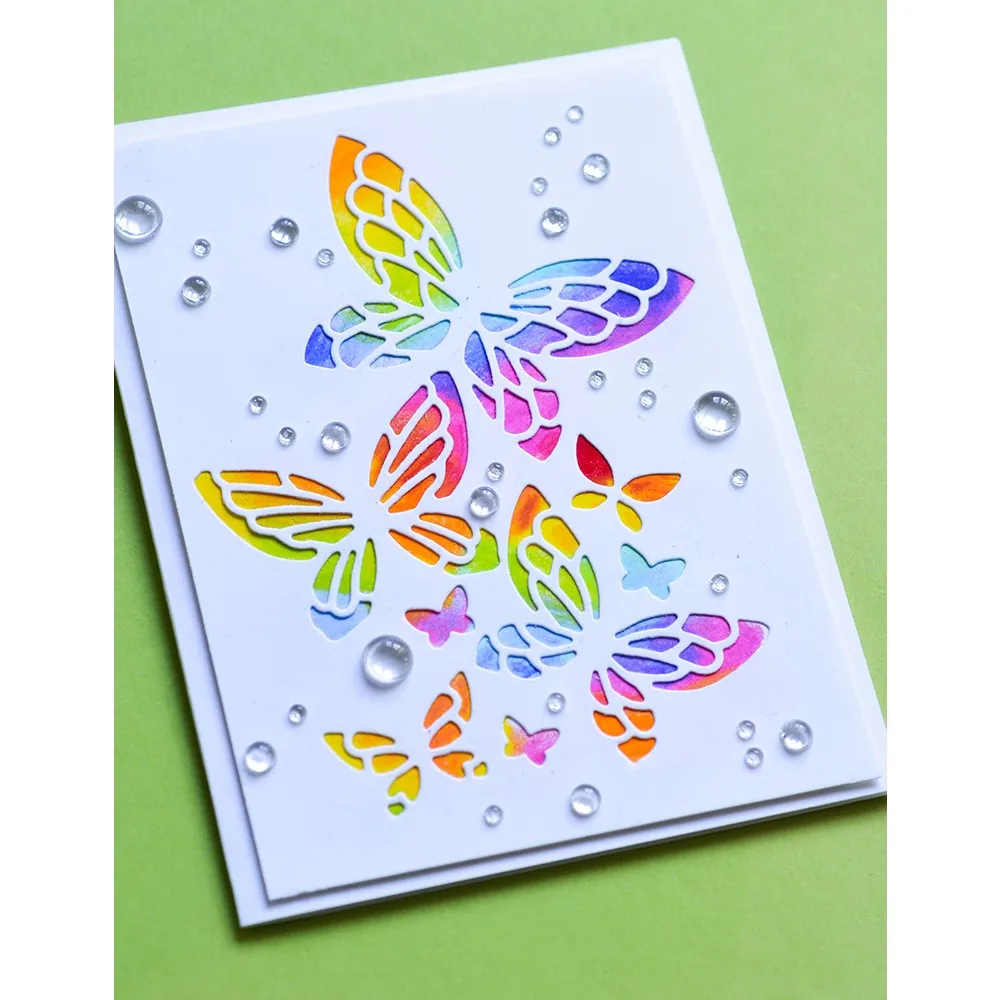 Stained Glass Butterfly Metal  - Candle Glass Supplies review and price