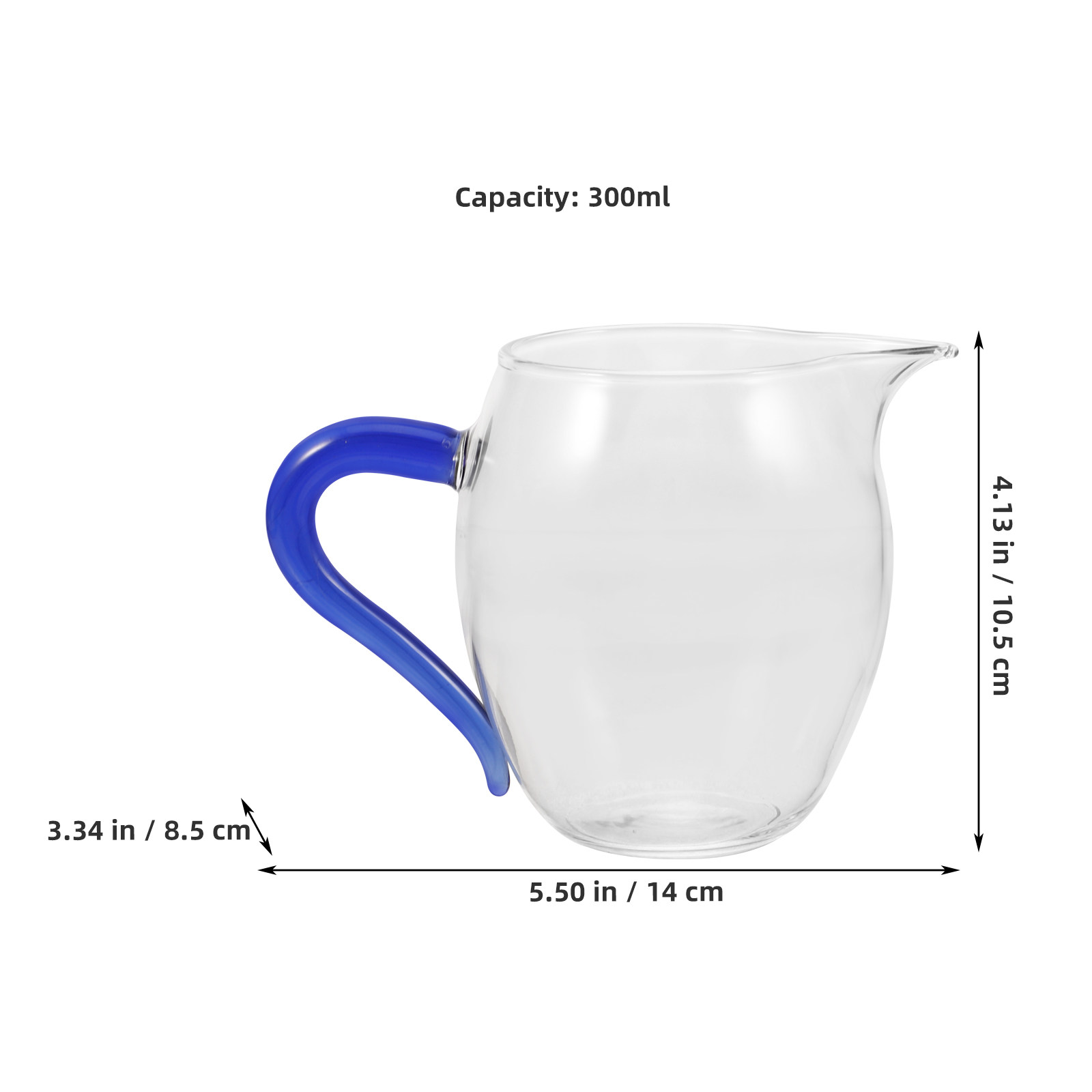 300Ml Premium Thickened Glass  - Pour Spout Pitcher review and price