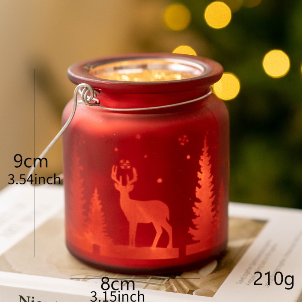 Christmas Electroplated Glass  - Candle Glass Supplies review and price