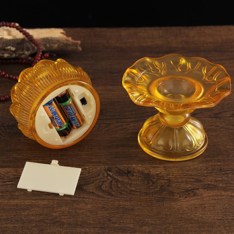 Battery Powered Colorful Glass - Candle Glass Supplies review and price