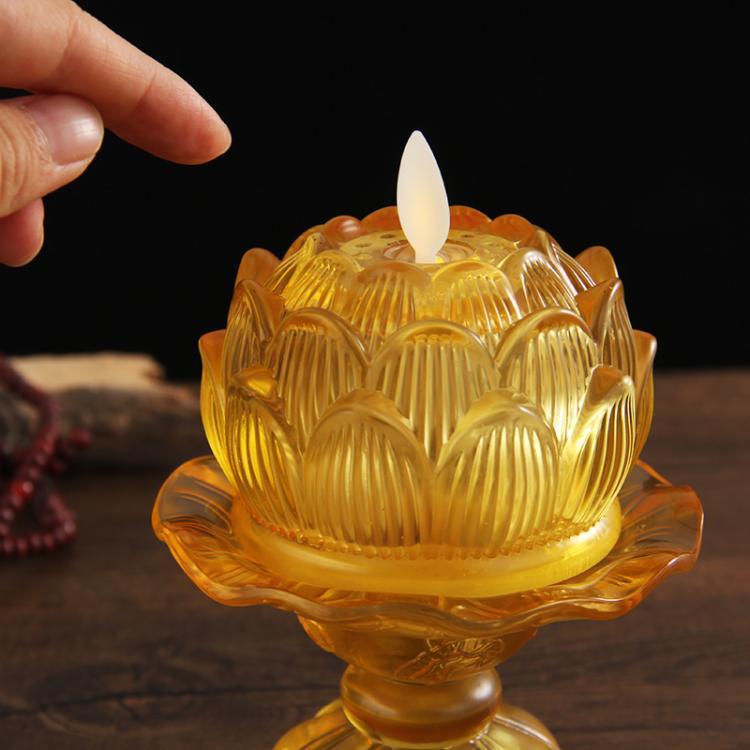 Battery Powered Colorful Glass - Candle Glass Supplies review and price